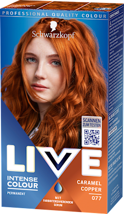 Haarfarbe 077 Caramel Copper Schwarzkopf LIVE