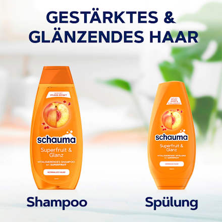 Shampoo Superfruit & Glanz schauma