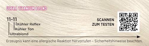 Haarfarbe 11-11 Ultra Titanium Blond Palette Intensive Color Creme