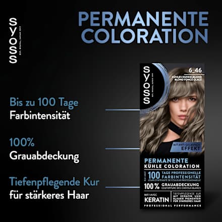 Haarfarbe 6_46 Kühles Dunkelblond Syoss