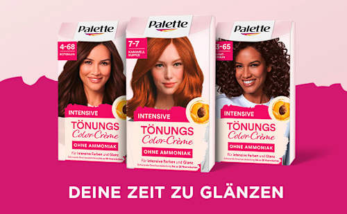 Haartönung Color-Crème 7-7 Karamel Kupfer Palette Intensive Color Creme