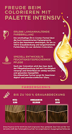Haarfarbe 6-65/645 Honigbraun Palette Intensive Color Creme