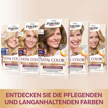 Haarfarbe Vital Color 7-1 Kühles Dunkelblond Schwarzkopf Palette