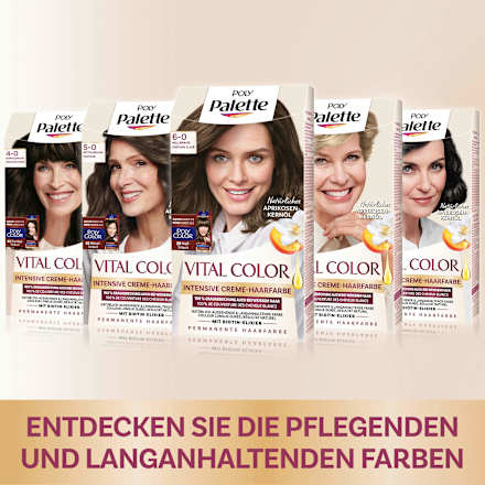 Haarfarbe Vital Color 6-0 Hellbraun Schwarzkopf Palette