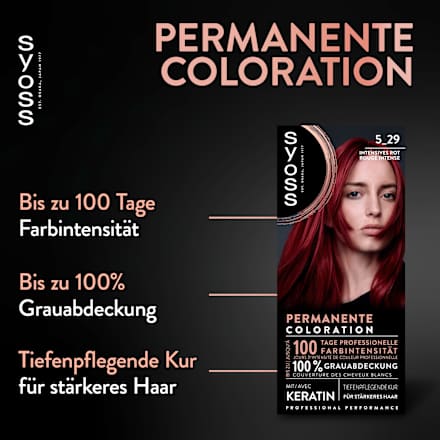Haarfarbe 5_29 Intensives Rot Syoss
