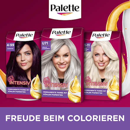 Haarfarbe U71 Kühles Silbergrau Palette Intensive Color Creme