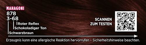 Haarfarbe 3-68/878 Mahagoni Palette Intensive Color Creme