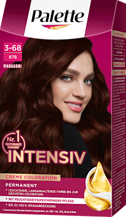 Haarfarbe 3-68/878 Mahagoni Palette Intensive Color Creme