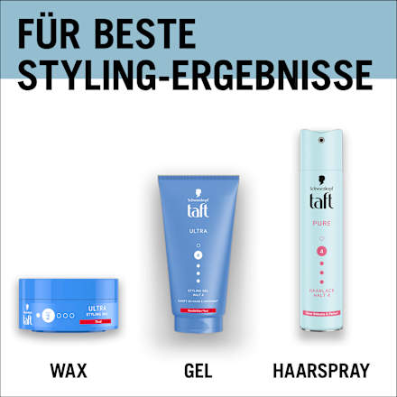 Haarlack PURE, ohne Silikone & Parfum Schwarzkopf taft