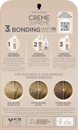 Dauerhafte Coloration Creme Supreme - Nr. 8-0 Natürliches Blond Schwarzkopf CREME SUPREME