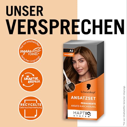 Ansatzset A2 Goldbraun Schwarzkopf