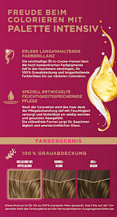 Haarfarbe 500/7-0 Dunkelblond Palette Intensive Color Creme