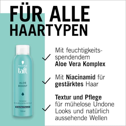 Texturspray Aloe Boost Schwarzkopf taft