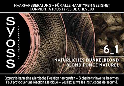 Haarfarbe 6_1 Natürliches Dunkelblond Syoss