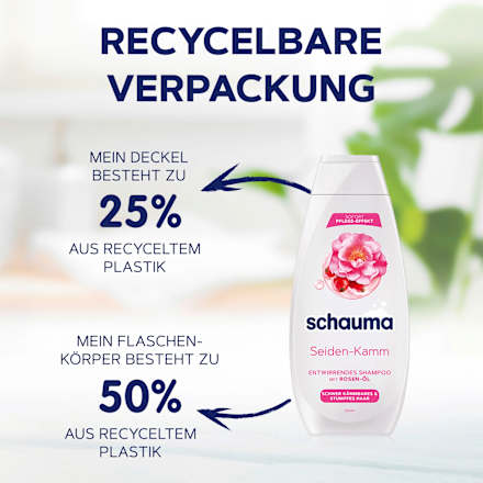 Shampoo Seiden-Kamm schauma