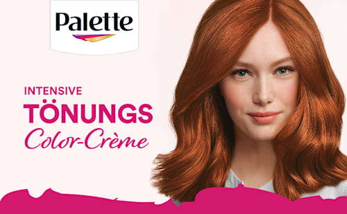 Haartönung Color-Crème 7-7 Karamel Kupfer Palette Intensive Color Creme