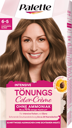 Haartönung Color-Crème 6-5 Kastanienblond Palette Intensive Color Creme