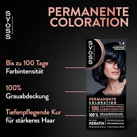 Haarfarbe 1_4 Blauschwarz Syoss