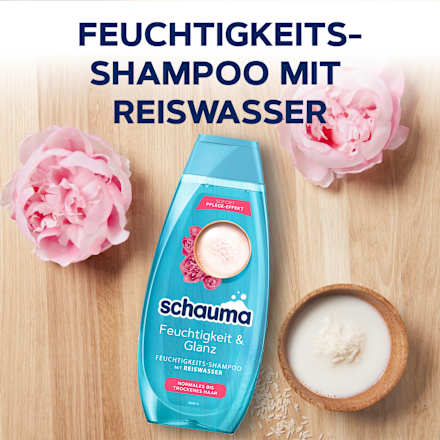 Shampoo Feuchtigkeit & Glanz schauma