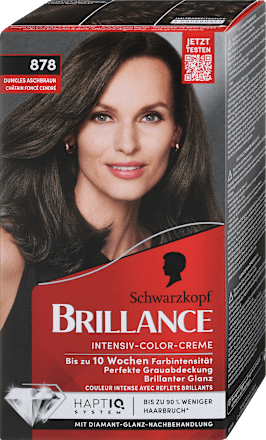 Barva za lase 878 Pepelnato temno rjava Schwarzkopf Brillance