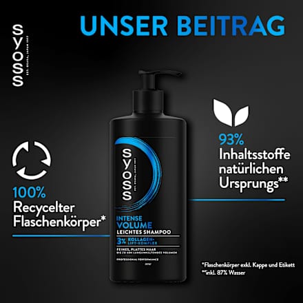 Shampoo Intense Volume syoss