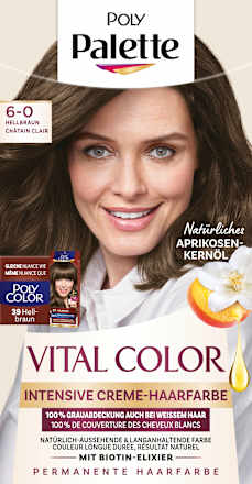 Haarfarbe Vital Color 6-0 Hellbraun Schwarzkopf Palette