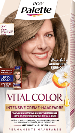 Haarfarbe Vital Color 7-1 Kühles Dunkelblond Schwarzkopf Palette