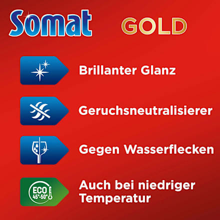 Spülmaschinen-Tabs Gold Somat
