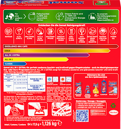 Spülmaschinen-Tabs All-in-1 Extra Somat