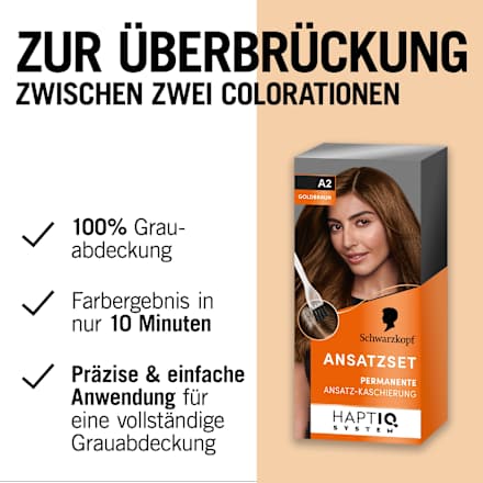 Ansatzset A2 Goldbraun Schwarzkopf
