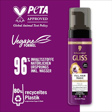 Conditioner Schaum Full Hair Magic Schwarzkopf GLISS