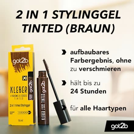 Stylinggel Brows Dunkelbraun got2b