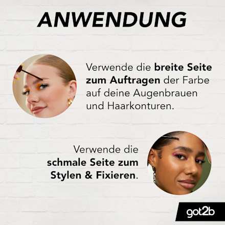 Stylinggel Brows Dunkelbraun got2b