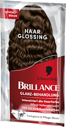 Farb-Glanzbehandlung Glossing Schoko-Braun Schwarzkopf Brillance