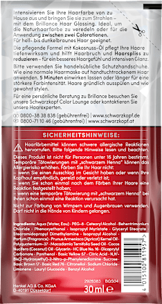Farb-Glanzbehandlung Glossing Schoko-Braun Schwarzkopf Brillance