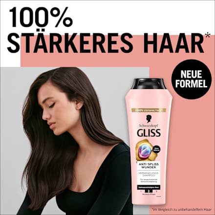 Shampoo Anti-Spliss Wunder Schwarzkopf GLISS