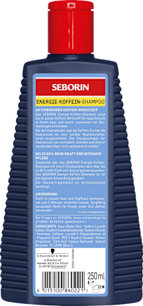 Shampoo Energie Koffein Schwarzkopf Seborin