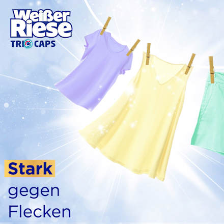 Universalwaschmittel Trio-Caps Lotus & Mandelöl Weißer Riese