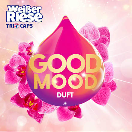 Colorwaschmittel Trio-Caps Aromatherapie Orchidee Weißer Riese