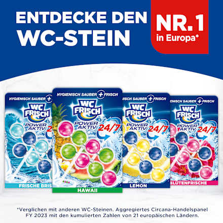 WC-Steine Kraft Aktiv Hawaii  WC-Frisch