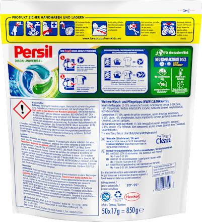 Vollwaschmittel Universal Discs Persil