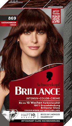 Haarfarbe 869 Kastanienbraun Schwarzkopf Brillance