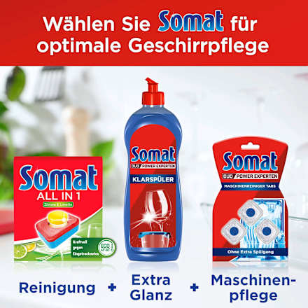 Spülmaschinen-Tabs All-in-1 Zitrone & Limette Somat