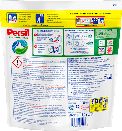 Vollwaschmittel Universal Discs Persil