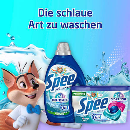 Vollwaschmittel Caps Power Deo Frische-Kick Spee