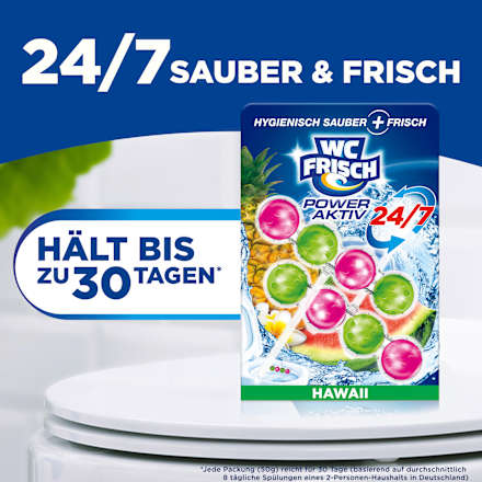WC-Steine Kraft Aktiv Hawaii  WC-Frisch