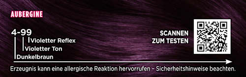 Haarfarbe 4-99 Aubergine  Palette Intensive Color Creme