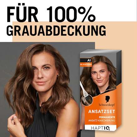 Ansatzset A1 Hell- bis Mittelbraun Schwarzkopf