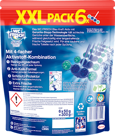 WC-Stein Blau Kraft Aktiv Ozeanfrische WC-Frisch