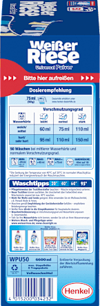 Vollwaschmittel Pulver  Weißer Riese